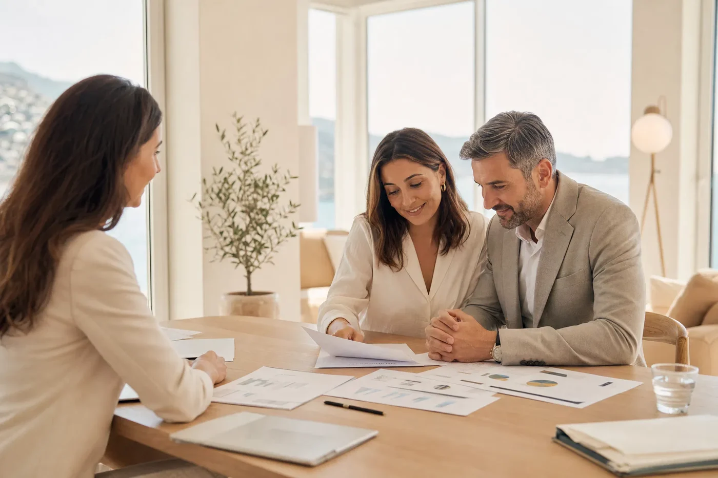 Escena ilustrativa de una consulta sobre financiación de vivienda